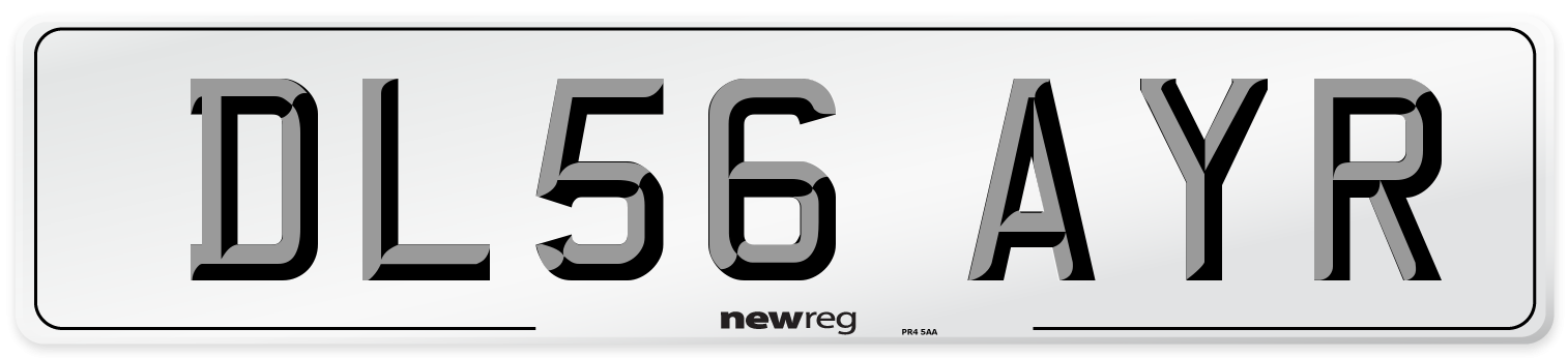 DL56 AYR Number Plate from New Reg
